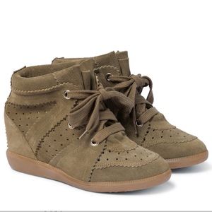 Isabel Marant Bobby Wedge Sneakers in Size 37